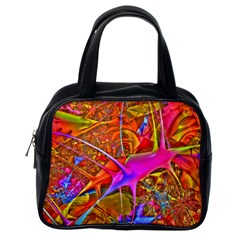 Biology 101 Abstract Classic Handbags (one Side)