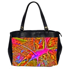 Biology 101 Abstract Office Handbags (2 Sides) 