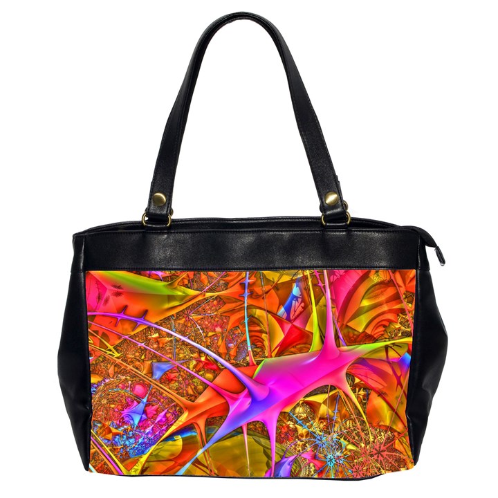 Biology 101 Abstract Office Handbags (2 Sides) 