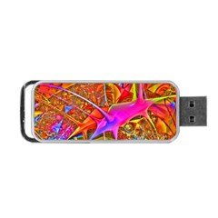 Biology 101 Abstract Portable Usb Flash (two Sides)