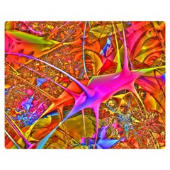 Biology 101 Abstract Double Sided Flano Blanket (medium) 