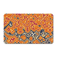 Red Blue Yellow Chaos Magnet (rectangular)