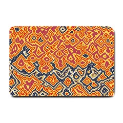 Red Blue Yellow Chaos Small Doormat