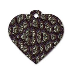 3d Plastic Shapes Dog Tag Heart (one Side)