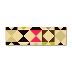 Rhombus And Triangles Pattern Sticker (bumper)