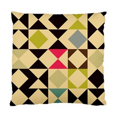 Rhombus And Triangles Pattern Standard Cushion Case (two Sides)