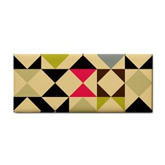 Rhombus And Triangles Pattern Hand Towel