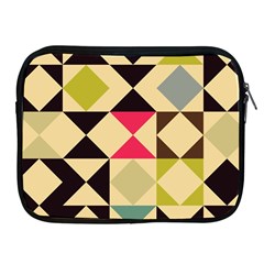 Rhombus And Triangles Pattern Apple Ipad 2/3/4 Zipper Case by LalyLauraFLM