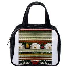 Pattern Flower  Classic Handbags (one Side)