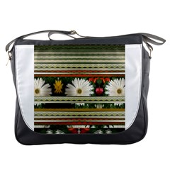 Pattern Flower  Messenger Bags by infloence