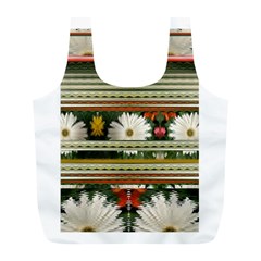 Pattern Flower  Full Print Recycle Bags (l) 