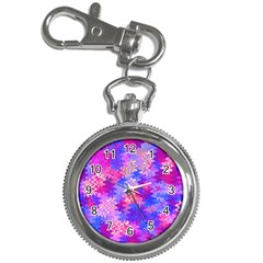 Pink And Purple Marble Waves Key Chain Watches