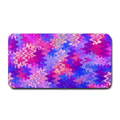 Pink And Purple Marble Waves Medium Bar Mats