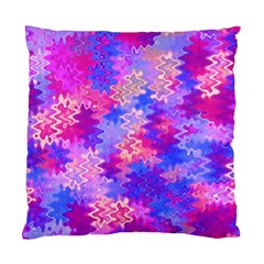 Pink And Purple Marble Waves Standard Cushion Cases (two Sides) 