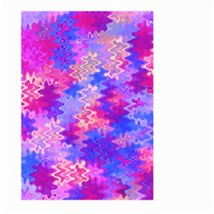 Pink And Purple Marble Waves Large Garden Flag (two Sides)