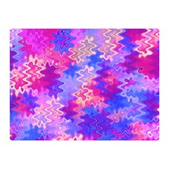 Pink And Purple Marble Waves Double Sided Flano Blanket (mini) 