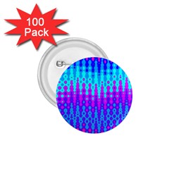 Melting Blues And Pinks 1 75  Buttons (100 Pack) 