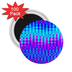 Melting Blues And Pinks 2 25  Magnets (100 Pack) 