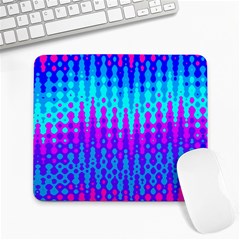 Melting Blues And Pinks Large Mousepads