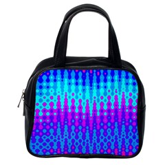 Melting Blues And Pinks Classic Handbags (one Side)