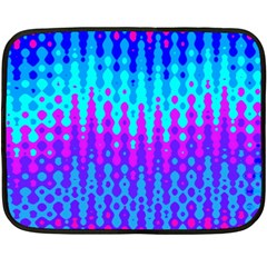 Melting Blues And Pinks Double Sided Fleece Blanket (mini) 