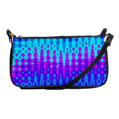 Melting Blues And Pinks Shoulder Clutch Bags