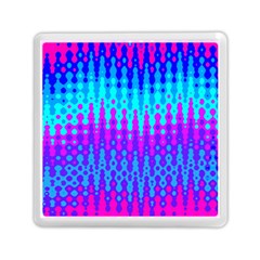 Melting Blues And Pinks Memory Card Reader (square)  by KirstenStar