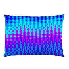 Melting Blues And Pinks Pillow Cases (two Sides)