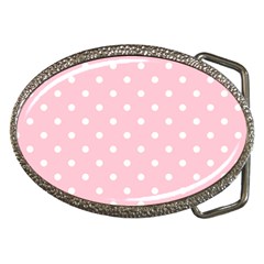 Pink Polka Dots Belt Buckles by LokisStuffnMore