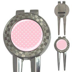 Pink Polka Dots 3-in-1 Golf Divots by LokisStuffnMore