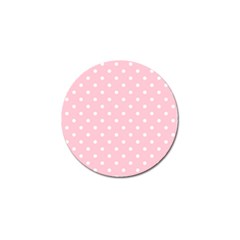 Pink Polka Dots Golf Ball Marker (4 Pack)