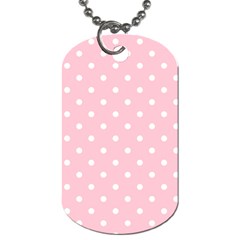 Pink Polka Dots Dog Tag (two Sides) by LokisStuffnMore