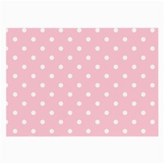 Pink Polka Dots Large Glasses Cloth