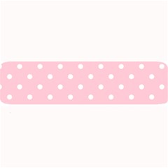 Pink Polka Dots Large Bar Mats