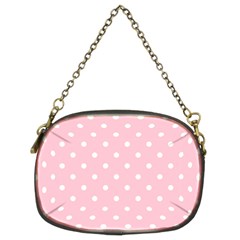 Pink Polka Dots Chain Purses (two Sides)  by LokisStuffnMore