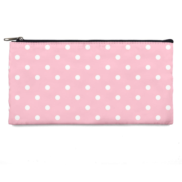 Pink Polka Dots Pencil Cases