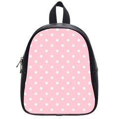 Pink Polka Dots School Bags (small) 