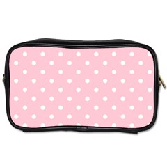 Pink Polka Dots Toiletries Bags