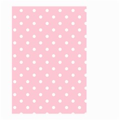 Pink Polka Dots Small Garden Flag (two Sides)