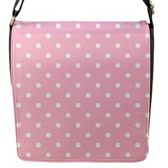 Pink Polka Dots Flap Messenger Bag (s)