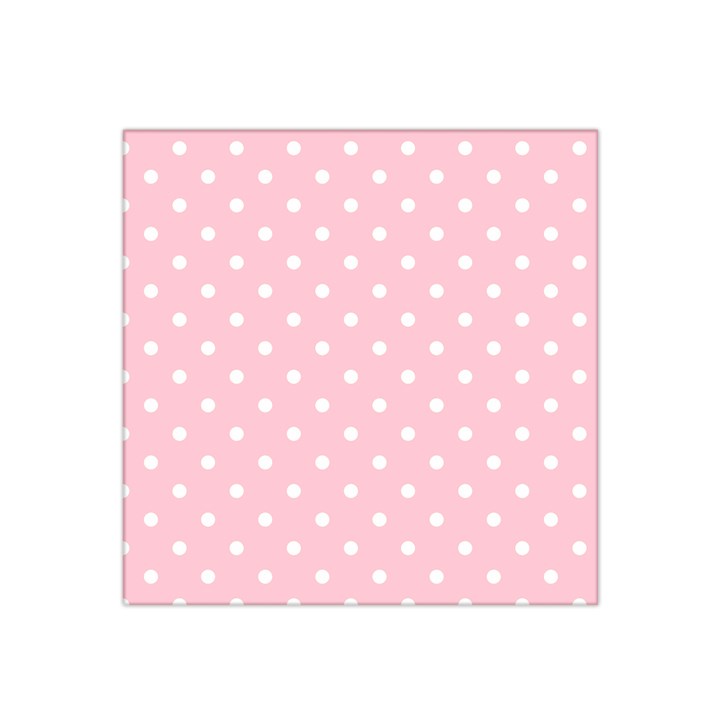 Pink Polka Dots Satin Bandana Scarf