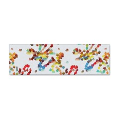 Colorful Paint Strokes Sticker Bumper (10 Pack)