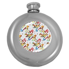 Colorful Paint Strokes Hip Flask (5 Oz)