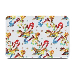 Colorful Paint Strokes Small Doormat