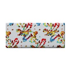 Colorful Paint Strokes Hand Towel