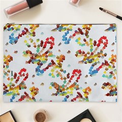 Colorful Paint Strokes Cosmetic Bag (xxl)