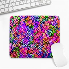 Swirly Twirly Colors Large Mousepads