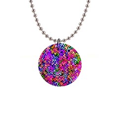 Swirly Twirly Colors Button Necklaces