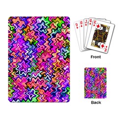 Swirly Twirly Colors Playing Card