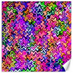 Swirly Twirly Colors Canvas 16  X 16  